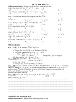 Đề thi học kì 2 toán lớp 7   có đáp án   đề số  (18) 