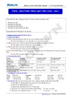 Tài liệu Luyện thi Toeic ngữ pháp cô Mai Phương mới nhất 2022