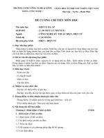 Đề cương chi tiết môn học Khí cụ hạ áp (Trường cao đẳng bán công công nghệ và quản trị doanh nghiệp)