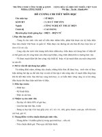 Đề cương chi tiết môn học Vẽ điện (Trường cao đẳng bán công công nghệ và quản trị doanh nghiệp)