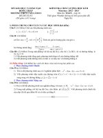 Đề toán lớp 10   học kì 2 (2) 