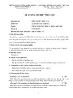 Đề cương chi tiết môn học Điều khiển khí nén (Trường cao đẳng bán công công nghệ và quản trị doanh nghiệp)