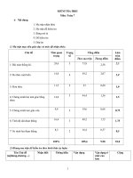 Đề thi học kì 2 toán lớp 7   có đáp án   đề số  (23) 