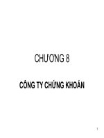 Chức năng Công Ty Chứng Khoán