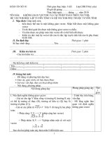 Giáo Án Không Gian Vector Và Các Phép Toán Trên Vector; Hệ Vector hệ vector độc lập tuyến tính và hệ vector phụ thuộc tuyến tính