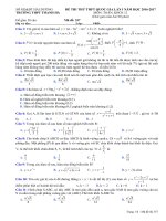 De thi thu THPTQG lan 1