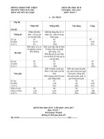 Đề thi học kì 2 toán lớp 7   có đáp án   đề số  (19) 