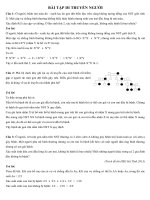 BÀI tập DI TRUYỀN NGƯỜI