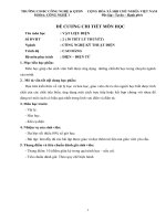 Đề cương chi tiết môn học Vật liệu điện (Trường cao đẳng bán công công nghệ và quản trị doanh nghiệp)