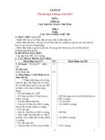 Giáo án tập đọc lớp 3 đầy đủ