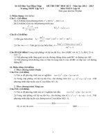 Đề toán lớp 10   học kì 2 (1) 