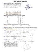 De thi KSCL theo khoi thi DH mon toan 11 