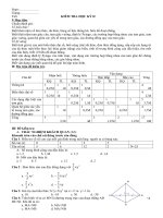Đề thi học kì 2 toán lớp 7   có đáp án   đề số  (28) 