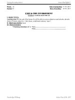 English 9 week 22 bài 22