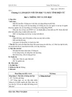 Giáo Án Tin Học 6 HK1