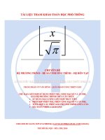 Trung đoàn VŨ VĂN DŨNG [KỸ THUẬT LIÊN HỢP GIẢI HỆ PHƯƠNG TRÌNH - HỆ PHƯƠNG TRÌNH CHỨA CĂN THPT PHẦN 4]