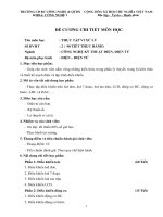 Đề cương chi tiết môn học Thực tập vi xử lý (Trường cao đẳng bán công công nghệ và quản trị doanh nghiệp)