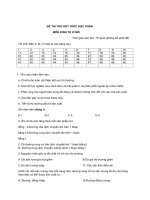 Đề thi thử kinh tế vi mô 2023 có đáp án