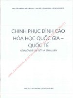 LOVEBOOK  Chinh phục đỉnh cao Hóa học quốc gia  quốc tế.
