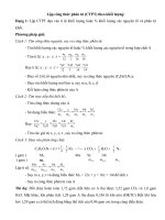 Lập công thức phân tử hợp chất hữu cơ