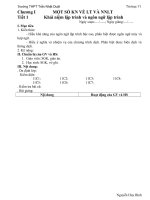 Giáo Án Tin Học 11 Trọn Bộ