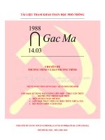 Trung đoàn TRẦN HƯNG ĐẠO SỬ DỤNG ĐẠI LƯỢNG LIÊN HỢP TRỤC CĂN THỨC PHẦN 1