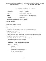 Đề cương chi tiết môn học Điện tử cơ bản (Trường cao đẳng bán công công nghệ và quản trị doanh nghiệp)