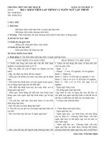 Giáo Án Tin Học Lớp 11 Cả Năm