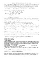 bài tập về sóng ánh sáng, lượng tử có giải