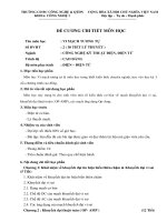 Đề cương chi tiết môn học Vi mạch tương tự (Trường cao đẳng bán công công nghệ và quản trị doanh nghiệp)