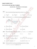 79 cau trac nghiem tich phan   