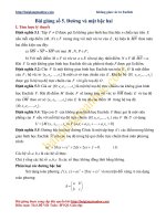 Bài giảng số 5 đường và mặt bậc hai trong không gian véc tơ euclide