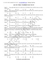 46 cau trac nghiem xac suat lop 11  