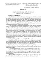 BẢN THAM LUẬN CỦA CÔNG ĐOÀN