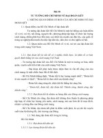 Tư tưởng hồ chí minh về đoàn kết