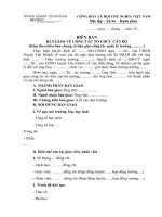 Bien ban giao cong tac to chuc can bo