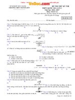 de thi thu thpt quoc gia 2017 mon toan trac nghiem truong thpt ngo si lien bac giang lan 1 