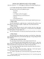 Hướng dẫn thực hiện luận văn tốt nghiệp đại học (Học viện kỹ thuật quân sự)