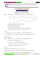 Cực trị hàm số  Trắc nghiệm Toán 2017  Thầy Trần Tài