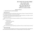 NỘI DUNG ôn tập tốt NGHIỆP môn CÔNG NGHỆ CHẾ tạo 