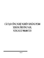 Bản vẽ Autocad cải tạo công nghệ nghiền xi măng PCB40 Phương Nam