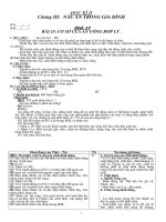 Giáo án công nghệ 6 kì 2 