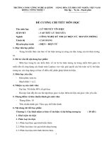 Đề cương chi tiết môn học Lý thuyết tín hiệu (Trường cao đẳng bán công công nghệ và quản trị doanh nghiệp)