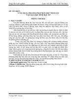 Sáng Kiến Kinh Nghiệm Ứng Dụng Phương Pháp Dạy Học Tích Cực Vào Dạy Học Sinh Học 10