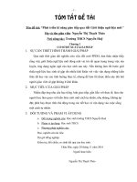 Chuyên đề đổi mới phương pháp Phát triển kĩ năng giao tiếp qua tiết Giới thiệu ngữ liệu mới