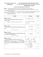 Dap an thi toan MTBT khoi THPT nam 2016 2017 