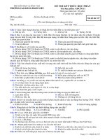 dề kiểm tra học kỳ GDCD 11 theo chuẩn kiến thức