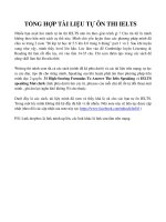 TONG HOP TAI LIEU TU ON IELTS