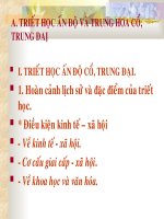 SLIDE BÀI GIẢNG TRIẾT HỌC  LICH SU TRIET HOC