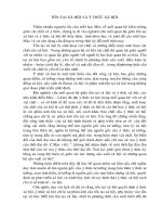 TỒN TẠI XÃ HỘI  Ý THỨC XÃ HỘI